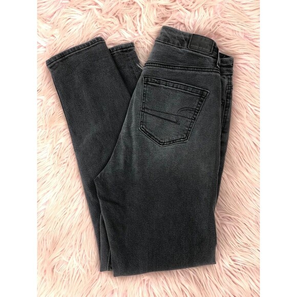 American Eagle Curvy Mom Jean Stretch Black - Picture 1 of 4